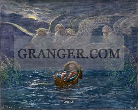 image  infant moses  nile  child moses   nile   ark