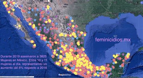 Mapa Nacional de Feminicidios conoce las ubicaciones más peligrosas