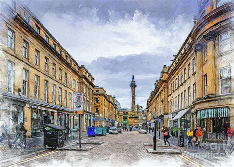 Newcastle Upon Tyne City Art Painting By Justyna Jaszke Jbjart Fine