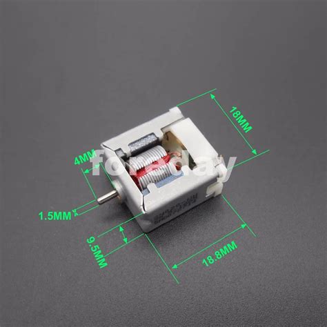 100 PCS Small 020 Square Bare Naked Motor 3V DC Nude Uncanned 18 19 9