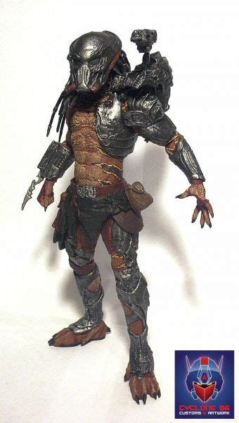 Custom Neca Cracked Tusk Predator Kenner Homage Predator Custom Action Figure