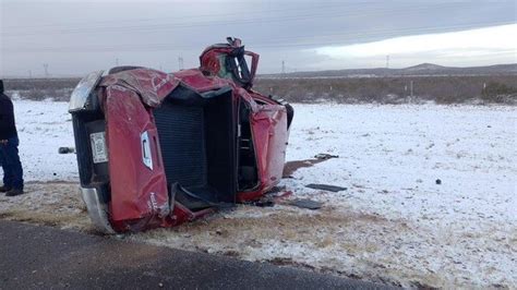 Accidentes Carreteros En Municipios Por Mal Clima En Chihuahua