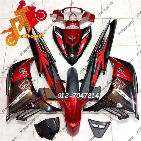 Cover Set Lc V6 Merah New Coverset Lc135 V2 V3 V4 V5 2021 Exciter