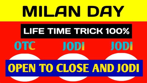 11 07 2023 Milan Day Today Milan Day Chart Milan Day Open Milan