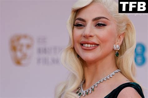 Lady Gaga Flaunts Her Tits At The Ee Th British Academy Film Awards In London Photos