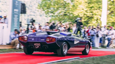 Concorso DEleganza Villa DEste Lamborghini Countach LP400 Premiado