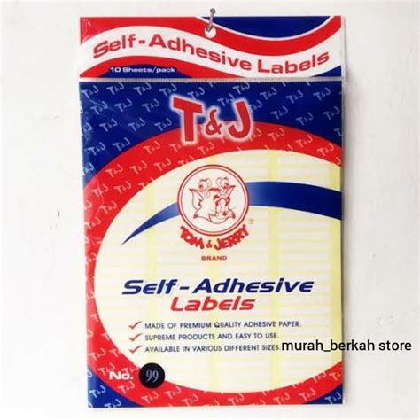 Jual Label Tom And Jerry Stiker Label Tom And Jerry No 99 No 103 No