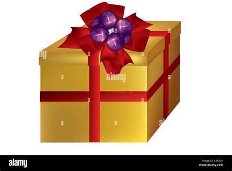 Present box Stock Photo - Alamy