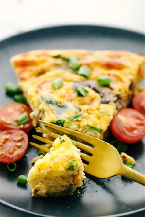 Sausage And Mushroom Frittata For Breakfast The Recipe Critic