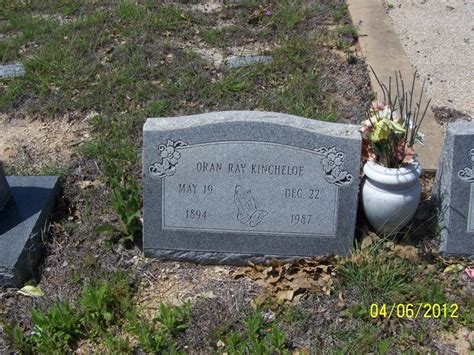 Oran Ray Kincheloe M Morial Find A Grave