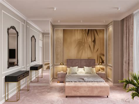 Dusty Pink Bedroom on Behance