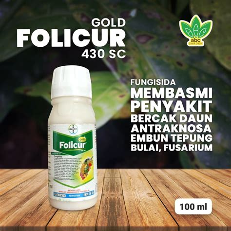 Jual 100ml Folicur Gold 430SC Fungisida Untuk Mengatasi Bercak Daun