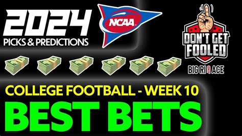 Cfb Best Bets L Week 10 College Football Picks And Predictions L Dgf Show