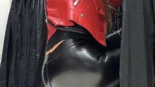 Skintight Leather Leggings Slut W Tattoos And Juicy Ass XHamster