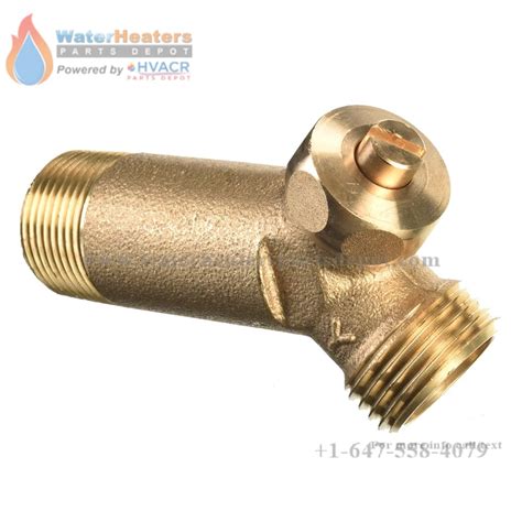 Rheem Sp12112g Ap12112g Brass Drain Valve With Screwdriver 34 In Water Heaters Parts Depot