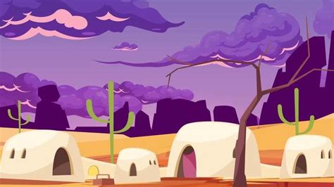 Desert Animation Stock Video Footage for Free Download