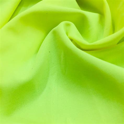 Tela Lycra Unicolor Amarillo Nylon Lycra Spandex Fabric Four Way Stretch