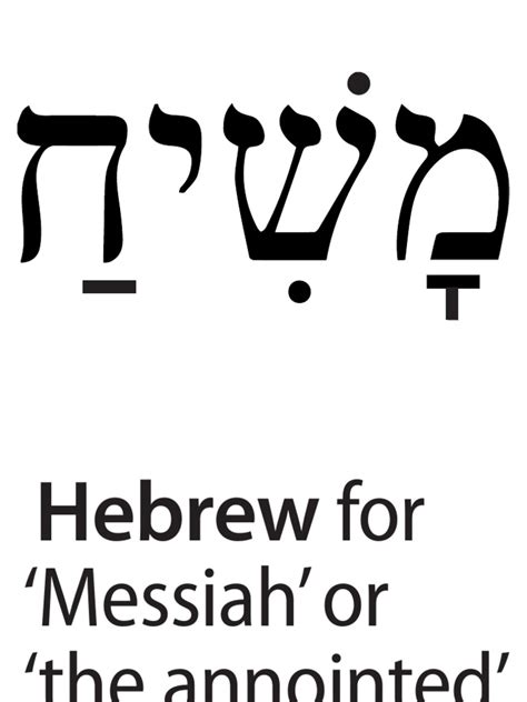 'Messiah' in Hebrew and Greek