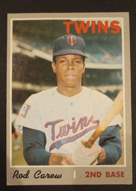 Topps Baseball Rod Carew Card In Vg Ex Condition Ebay