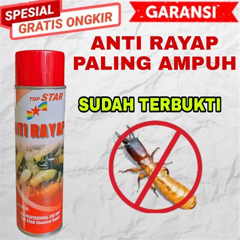 Jual Obat Anti Rayap Semprot Spray Top Star Ml Pembasmi Rayap