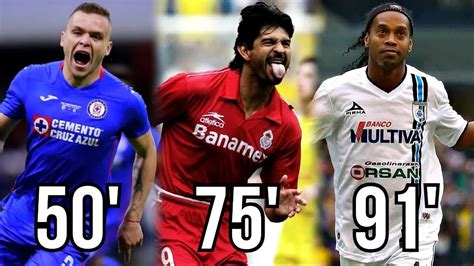 Goles Inolvidables En El Futbol Mexicano Por Minuto Youtube