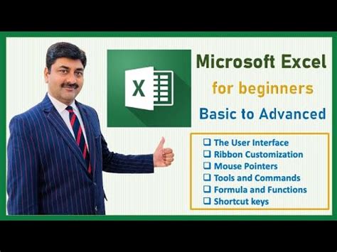 Excel Full Course For Beginners In Hindi Microsoft Excel Tutorial