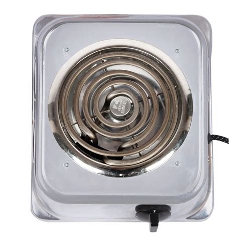 Polished Stainless Steel Electric Hot Plate For Kitchen Purpose Size 25x25x12 5cm At 720 In