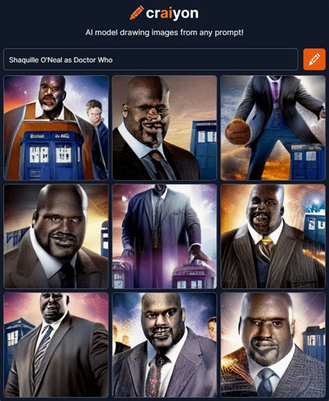 Shaq as Doctor Who : r/dallemini