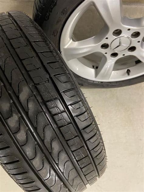 Original Mercedes Alufelgen Mit Sommerreifen PIRELLI Kaufen Auf Ricardo