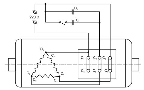 Двигатель yl90l 2 схема подключения