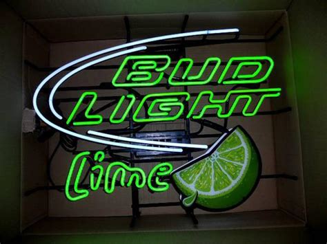 Bud Light Lime Neon Sign Bar Sign Neon Light Diy Neon Signs