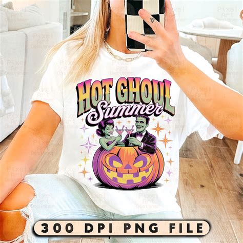 Hot Ghoul Summer Png Summerween Png Halloween Cocktail Png Halloween Png Funny Spooky Girl