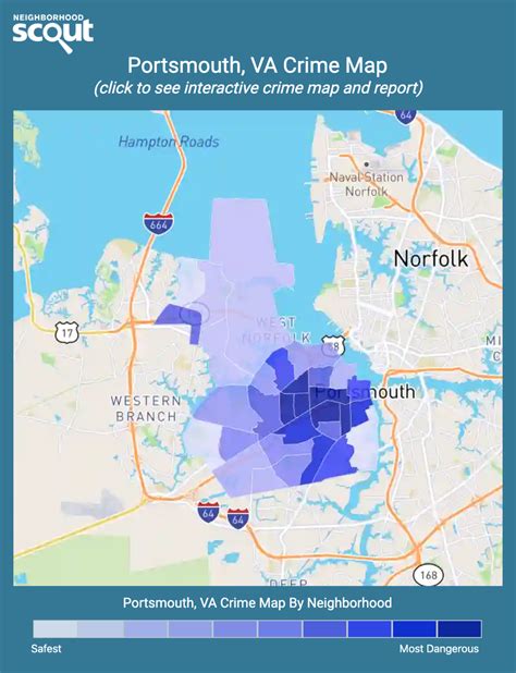 Portsmouth VA Neighborhood Map