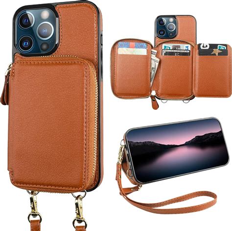 Bocasal Rfid Blocking Wallet Case For Iphone 13 Pro Max