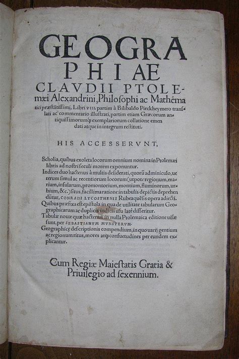 Geographiae Claudii Ptolemaei Alexandrini Philosophi Ac Mathematici