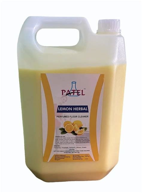 L Lemon Herbal Perfumed Floor Cleaner At Rs Can Herbal Floor