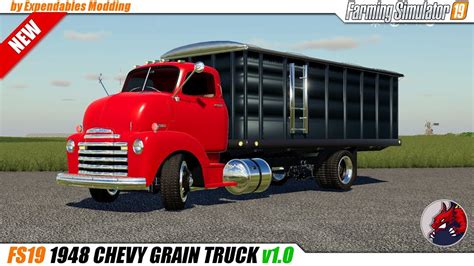 Fs19 1948 Chevy Grain Truck V1 0 Review Youtube