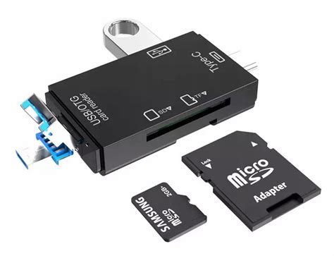 CZYTNIK ADAPTER KART 5w1 USB C USB - Multimedialne Urządzenie NOWY ...