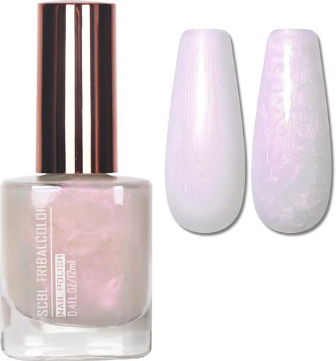 Pink Pearl Nail Polish Shimmer Mermaid Nail Polish Pearlescent