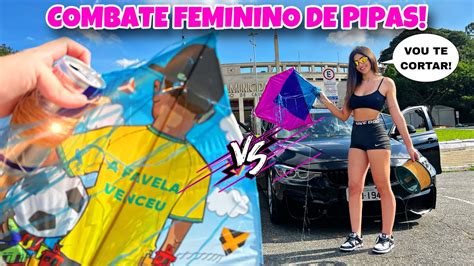 COMBATE FEMININO DE PIPAS RAFA PIPEIRA DESAFIOU SUA IRMÃ NO RÉLO