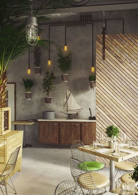 Industrial Restaurant | Industrial restaurant, Restaurant interior ...