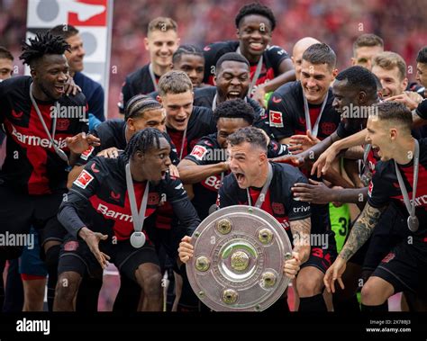 Leverkusen Germany 18th Mai 2024 Granit Xhaka Leverkusen With