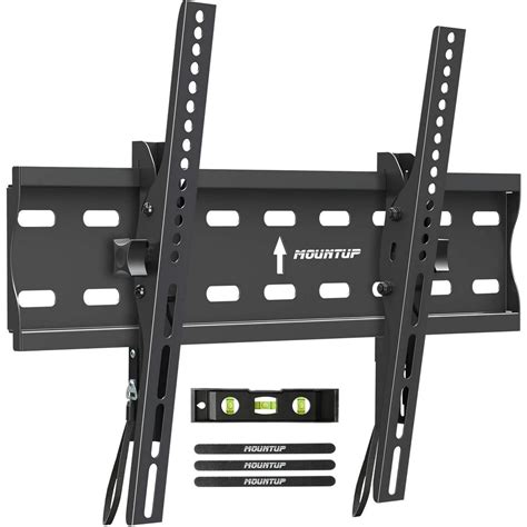 Tilting TV Wall Mount Bracket for 26-55 Inch Flat Screen TVs/Curved TVs ...