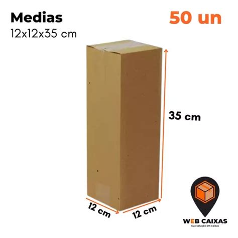 50 Caixa De Papelão Para Garrafas 12x12x35 Cm Parcelamento sem juros