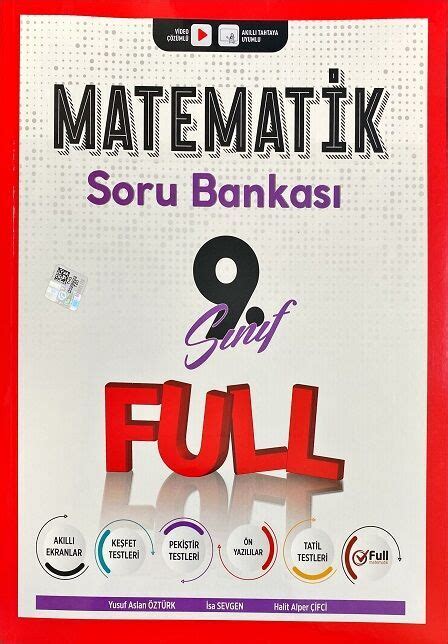 Full Matematik 9 Sınıf Matematik Soru Bankası Kitapİşler İşler