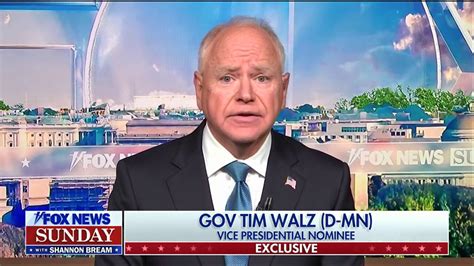 Tim Walz Blames Trump For Iran Israel Conflict Biden S Economy And