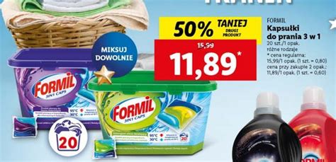 Promocja Tabletki Do Prania Kolor Formil 3in1 Caps W Lidl