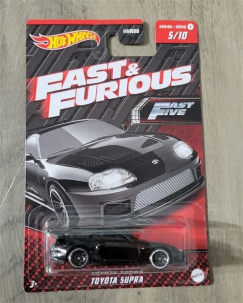 TOYOTA SUPRA BLACK Fast Furious Hot Wheels Exclusive NIP Scale PicClick UK