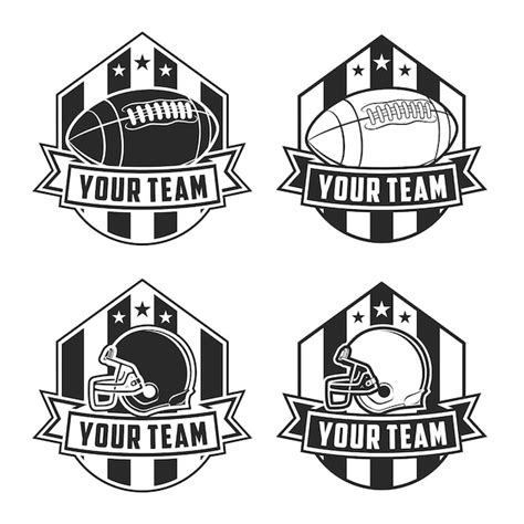 Premium Vector American Football Sport Logo Vintage Football Logo