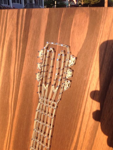 Acoustic Guitar String Art Etsy